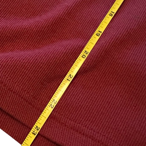 Emily Rose Sweatshirt Womens Large Maroon Sweatshirt Collared Layered - Picture 7 of 8